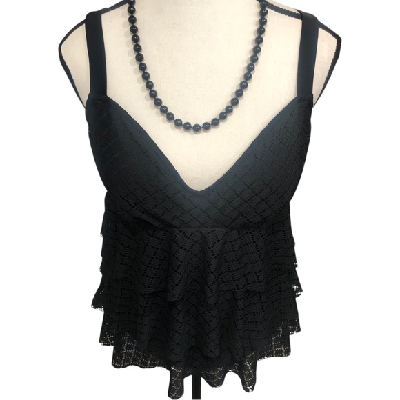 ☀️⛱️Bal Harbour Tiered Fauxkini One-Piece Swimsuit🐚🏖️ - Picture 4 of 11